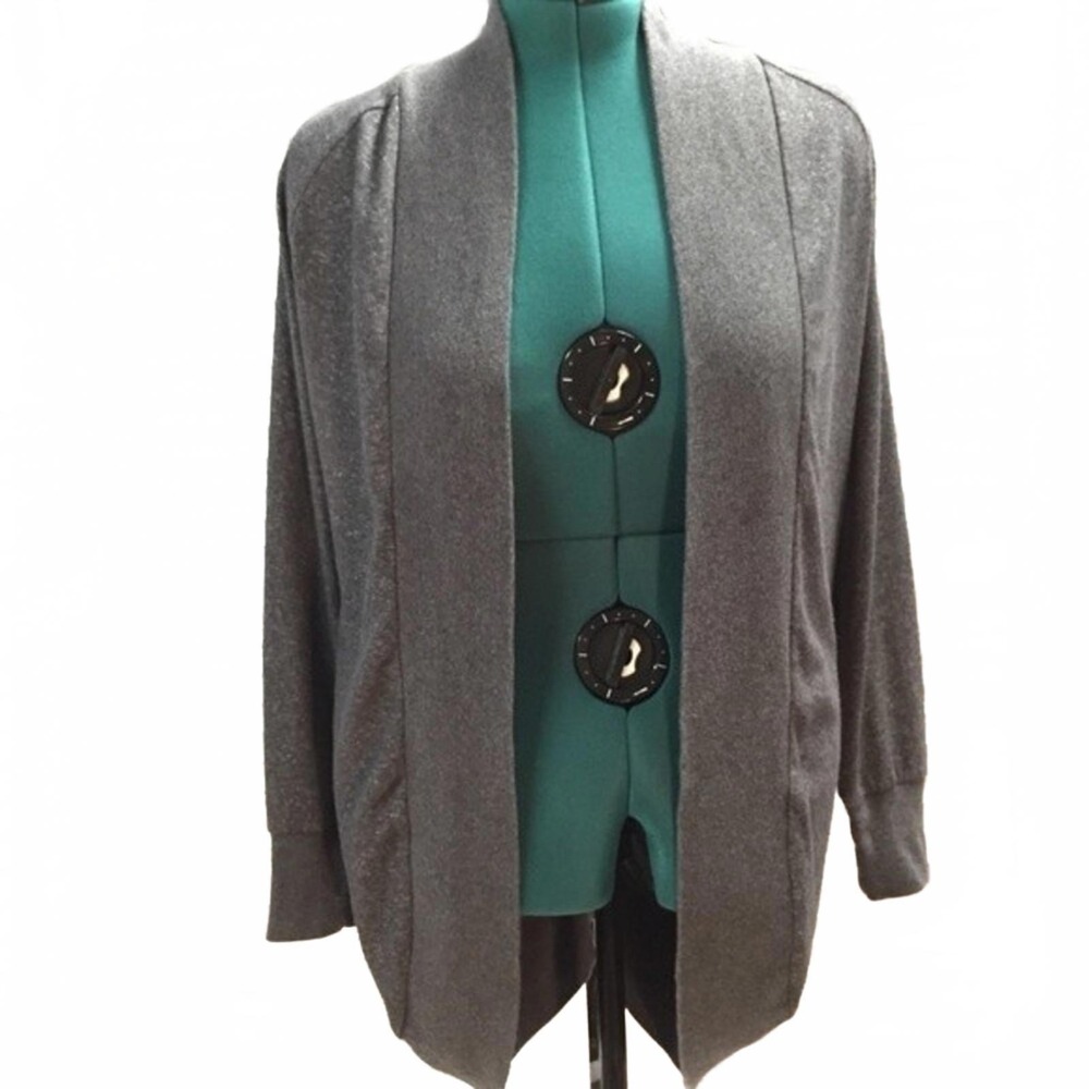 Ideology Long Gray oversized cardigan size small